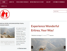 Tablet Screenshot of explore-eritrea.com